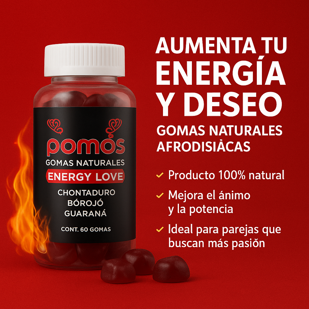Gomas Afrodisíacas Pomos⭐⭐⭐⭐⭐